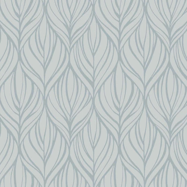 Palma Wallpaper Smokey Bluesilver wallpaper by York Wallcoverings
