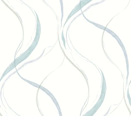 Ink Flow Wallpaper Seaglass wallpaper by York Wallcoverings