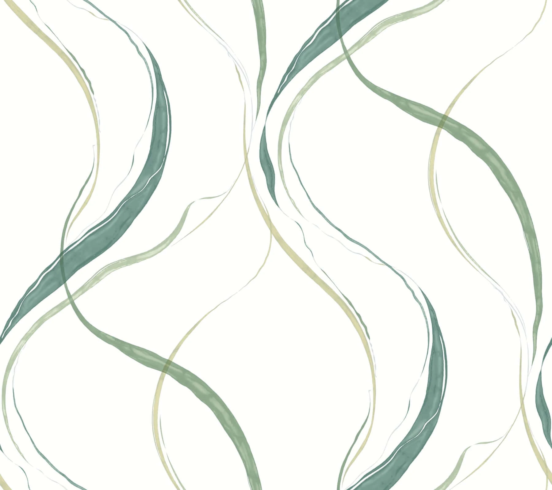 Ink Flow Wallpaper Green wallpaper by York Wallcoverings