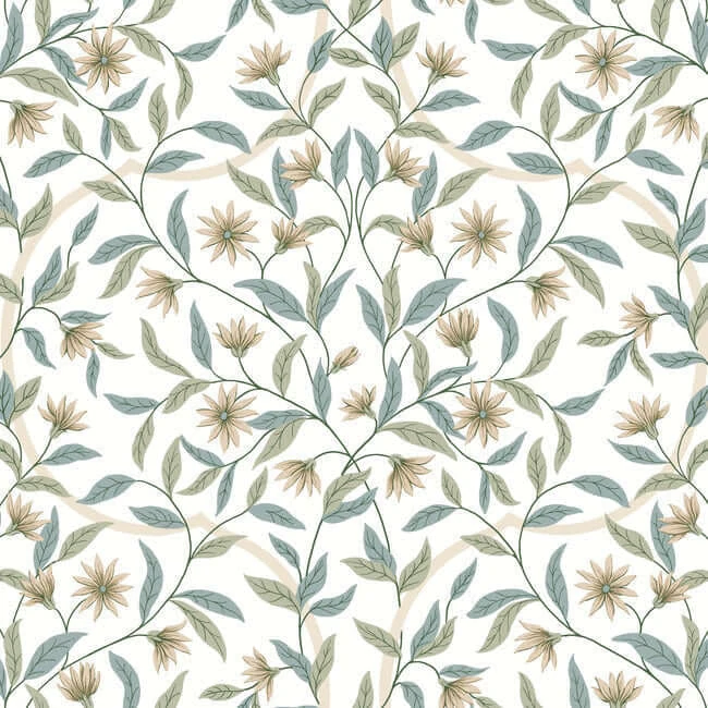 Jasmine Wallpaper Eucalyptus wallpaper by York Wallcoverings