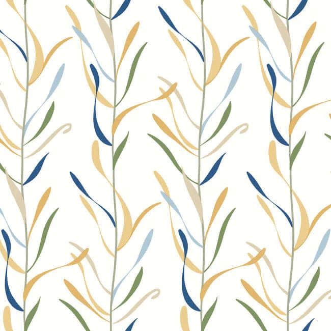Chloe Vine Wallpaper Ochre wallpaper by York Wallcoverings