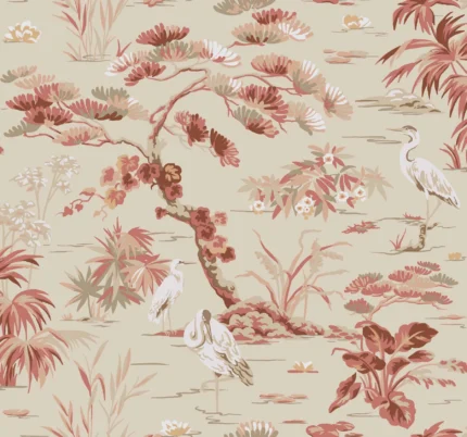 Bridgewater Wallpaper Coral wallpaper by York Wallcoverings
