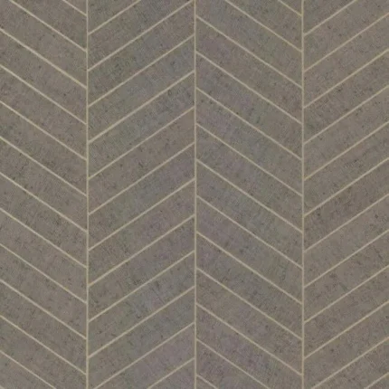 Atelier Herringbone Wallpaper Natural Grey wallpaper by York Wallcoverings