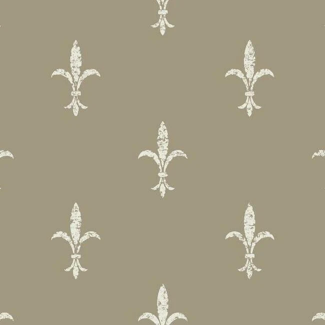 Fleur De Lis Wallpaper Glintcream wallpaper by York Wallcoverings