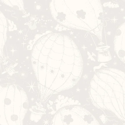 Ballongerna Wallpaper Grey wallpaper by York Wallcoverings