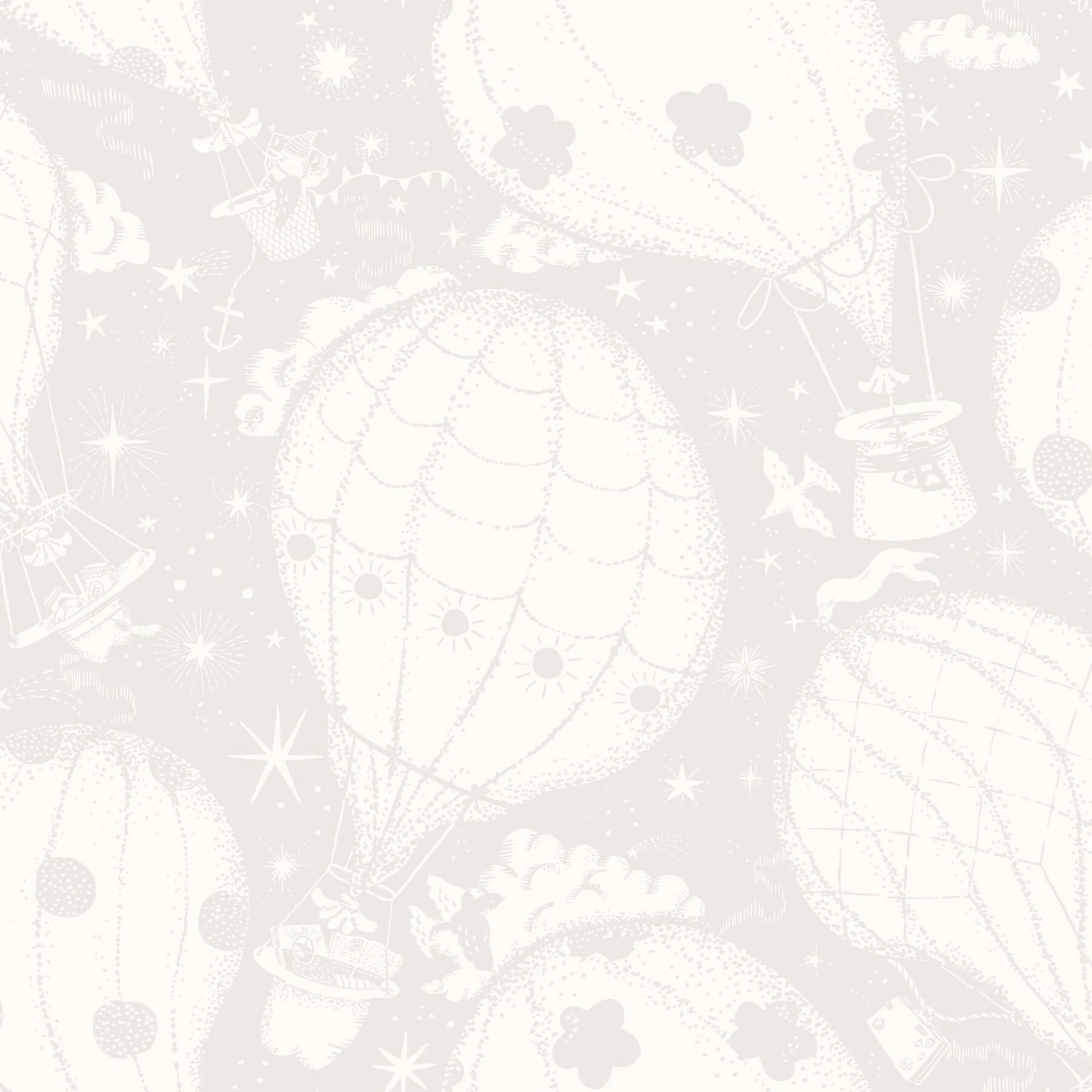 Ballongerna Wallpaper Grey wallpaper by York Wallcoverings