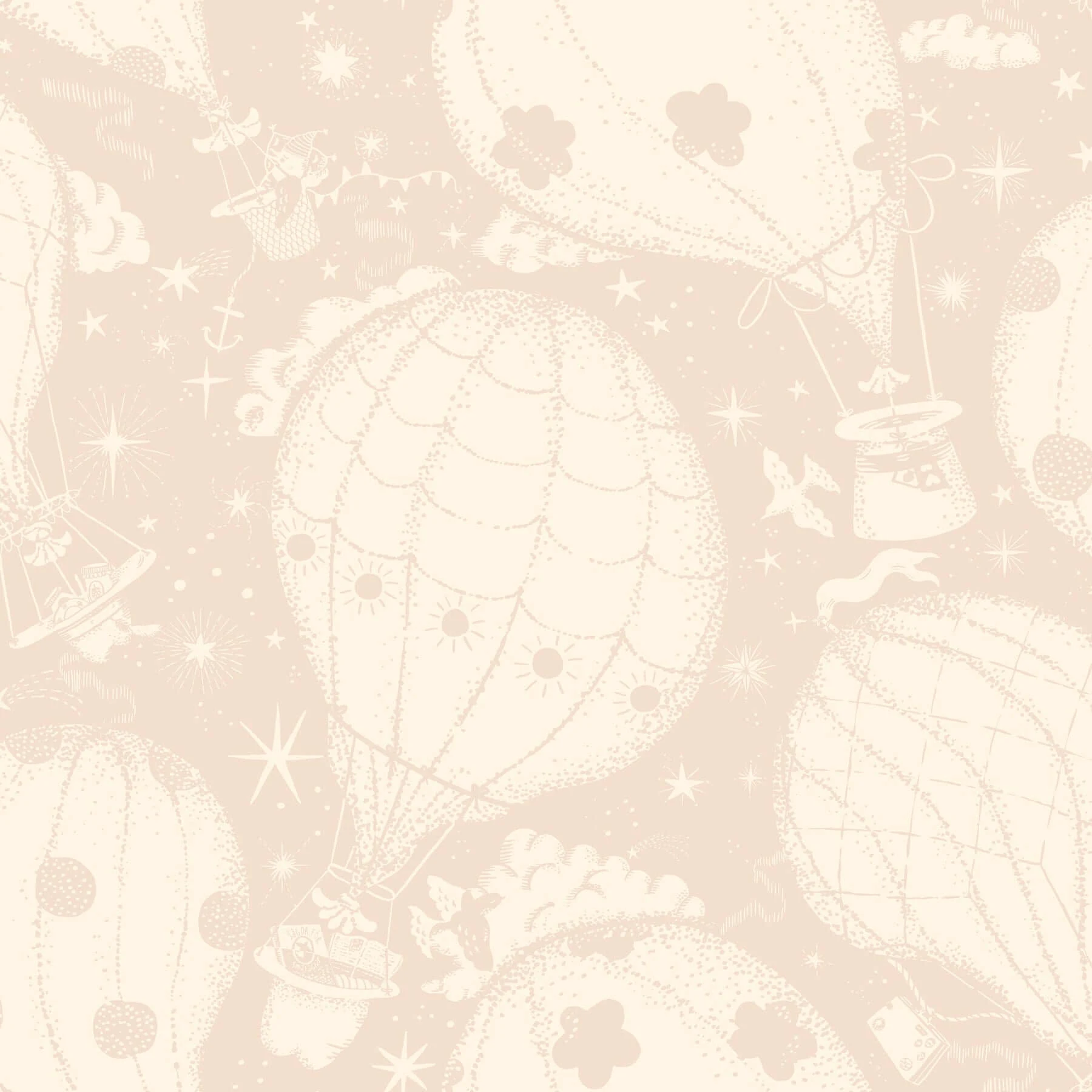 Ballongerna Wallpaper Pink wallpaper by York Wallcoverings