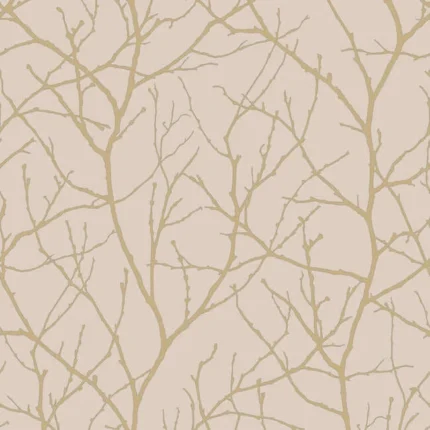 Trees Silhouette Wallpaper Beigegold wallpaper by York Wallcoverings