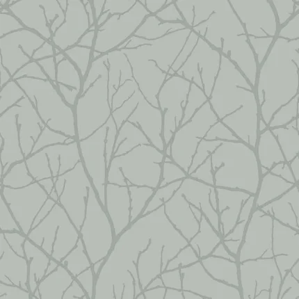 Trees Silhouette Wallpaper Smokey Bluesilver wallpaper by York Wallcoverings