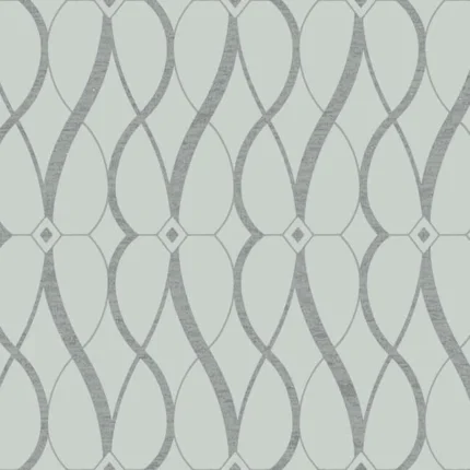 Graceful Geo Wallpaper Spasilver wallpaper by York Wallcoverings
