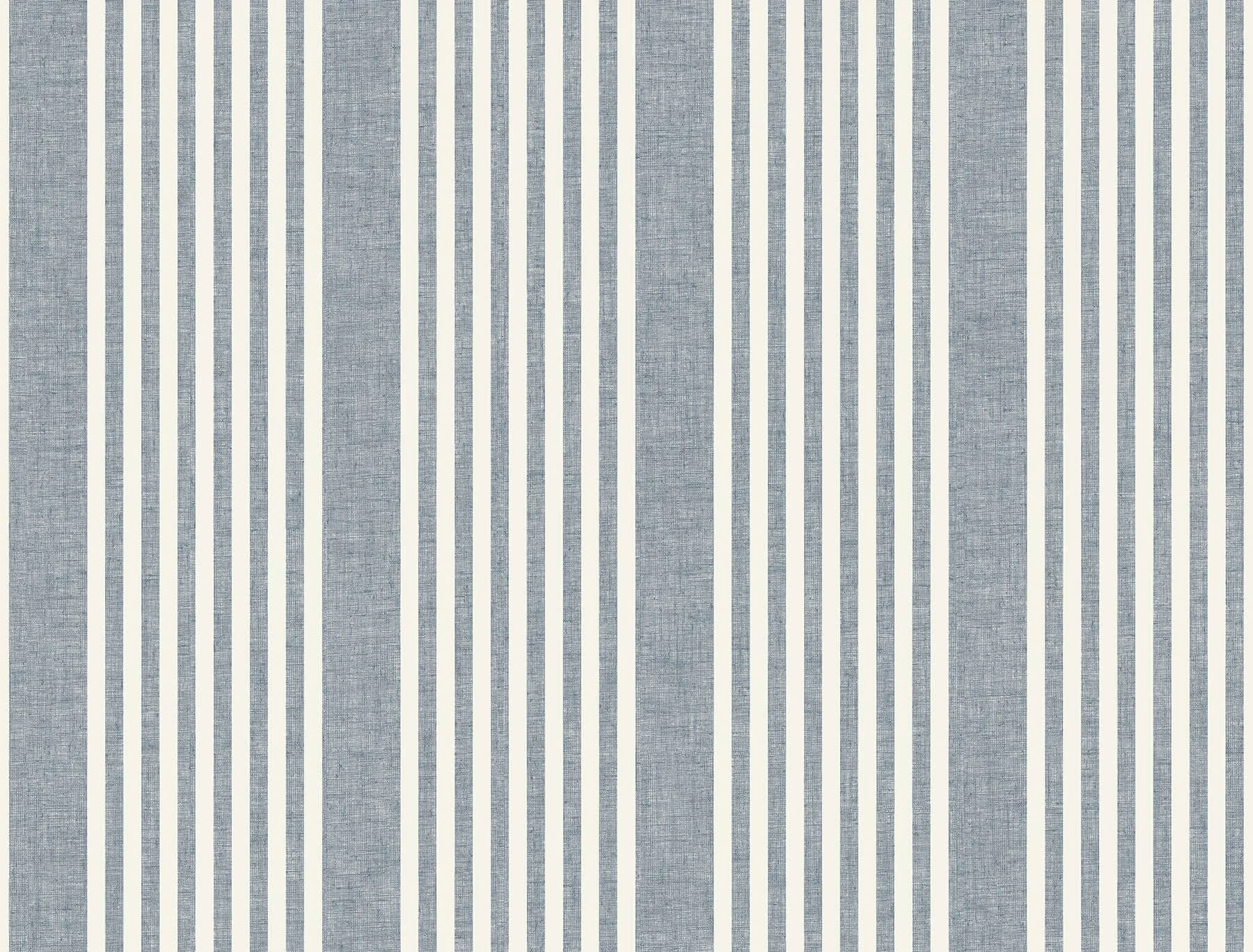 French Linen Stripe Wallpaper Navy wallpaper by York Wallcoverings