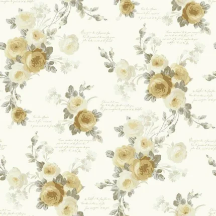 Heirloom Rose Wallpaper Bright Days wallpaper by York Wallcoverings