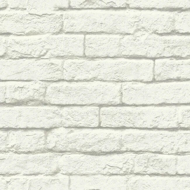 Brick And Mortar Wallpaper Cool White wallpaper by York Wallcoverings