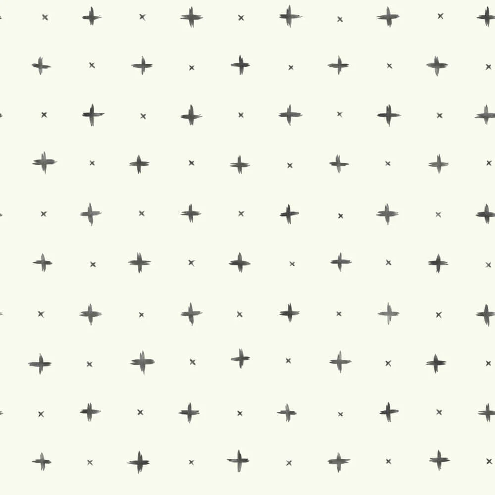 Cross Stitch Wallpaper Black wallpaper by York Wallcoverings