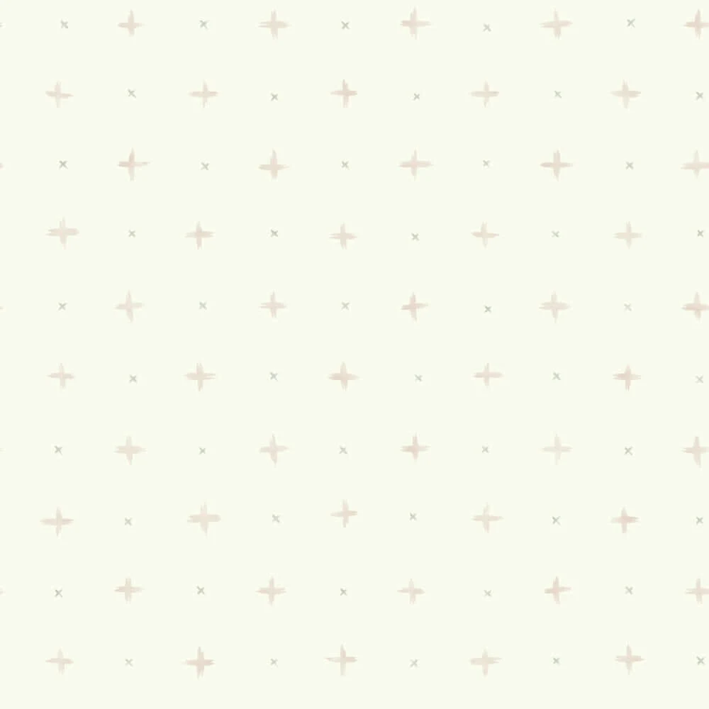 Cross Stitch Wallpaper Ella Rose Soft Pink wallpaper by York Wallcoverings