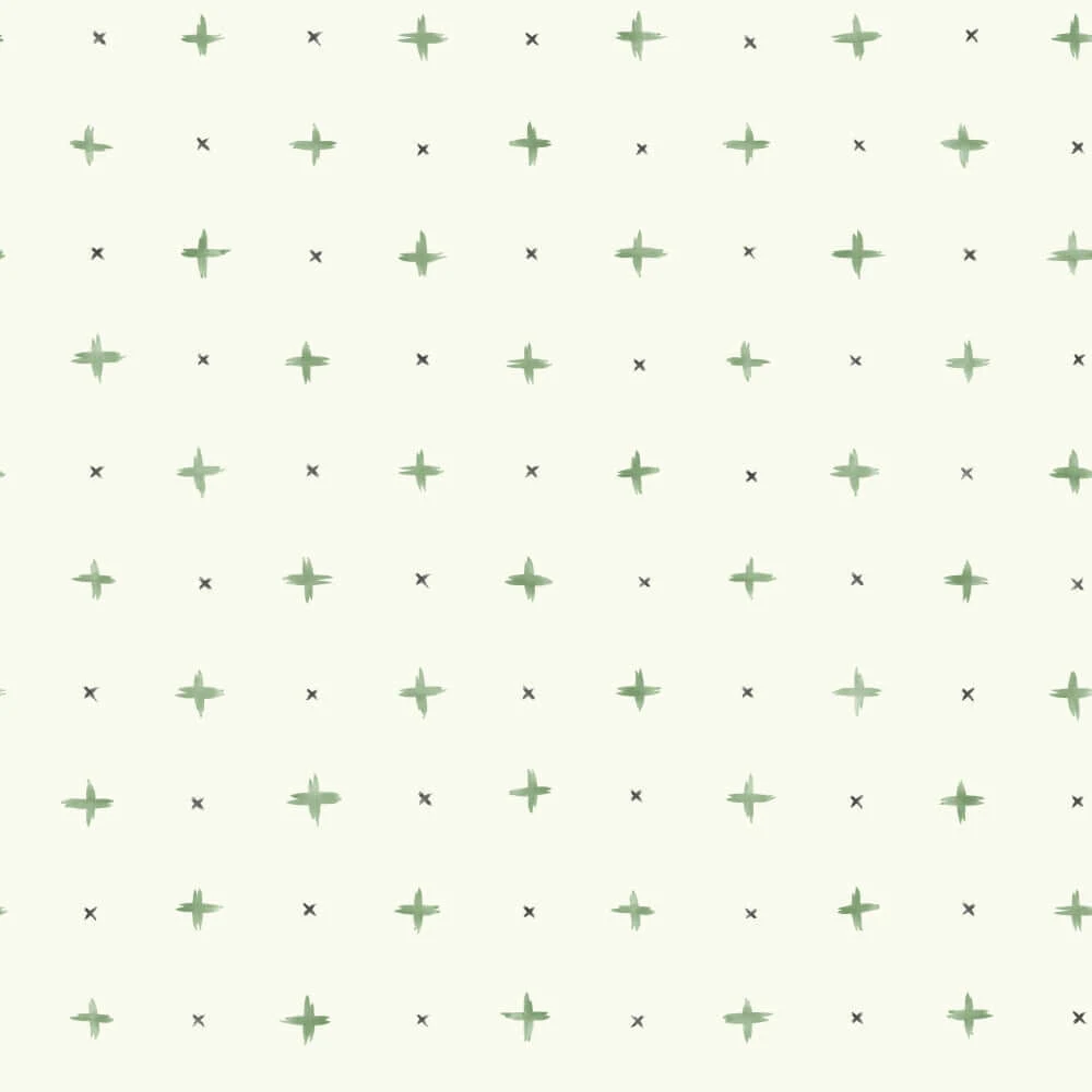 Cross Stitch Wallpaper Magnolia Green wallpaper by York Wallcoverings