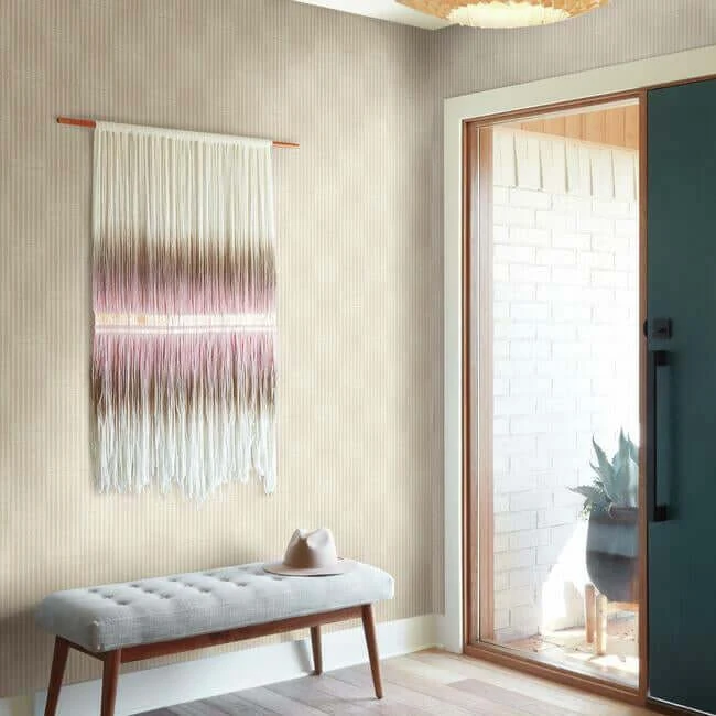 Vantage Point Wallpaper Soft Pink wallpaper by York Wallcoverings