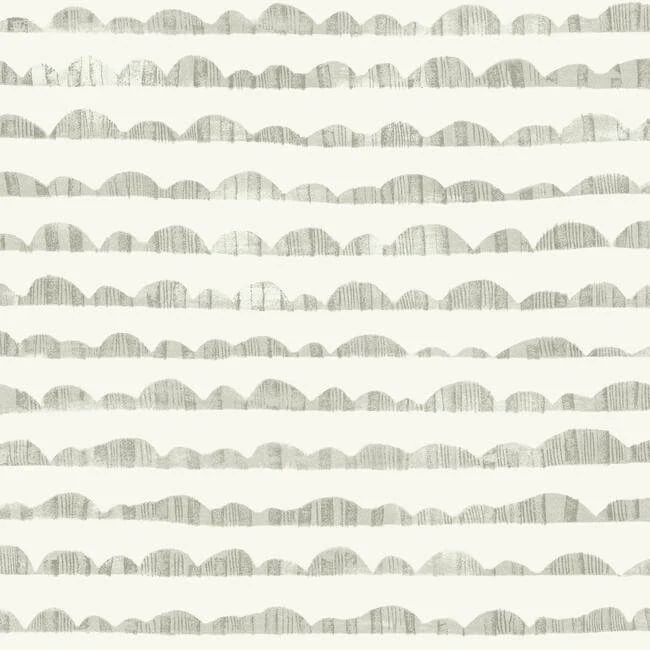 Hill Horizon Wallpaper Grey wallpaper by York Wallcoverings