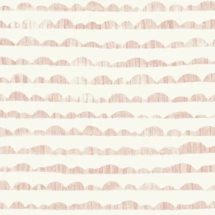 Hill Horizon Wallpaper Coral Pink wallpaper by York Wallcoverings