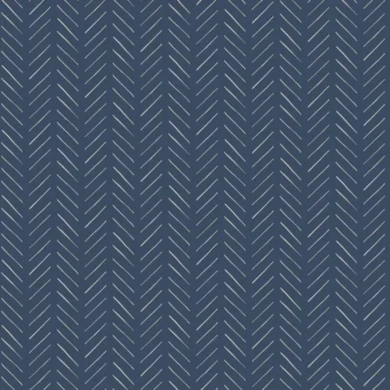 Pick Up Sticks Wallpaper White On Navy wallpaper by York Wallcoverings