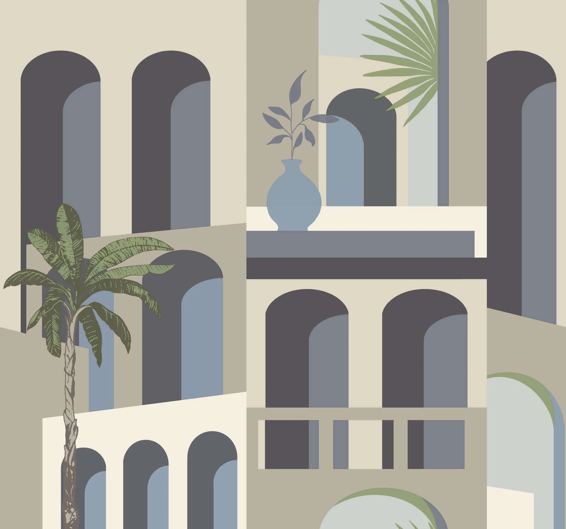 Monte Vista Seaside wallpaper by York Wallcoverings