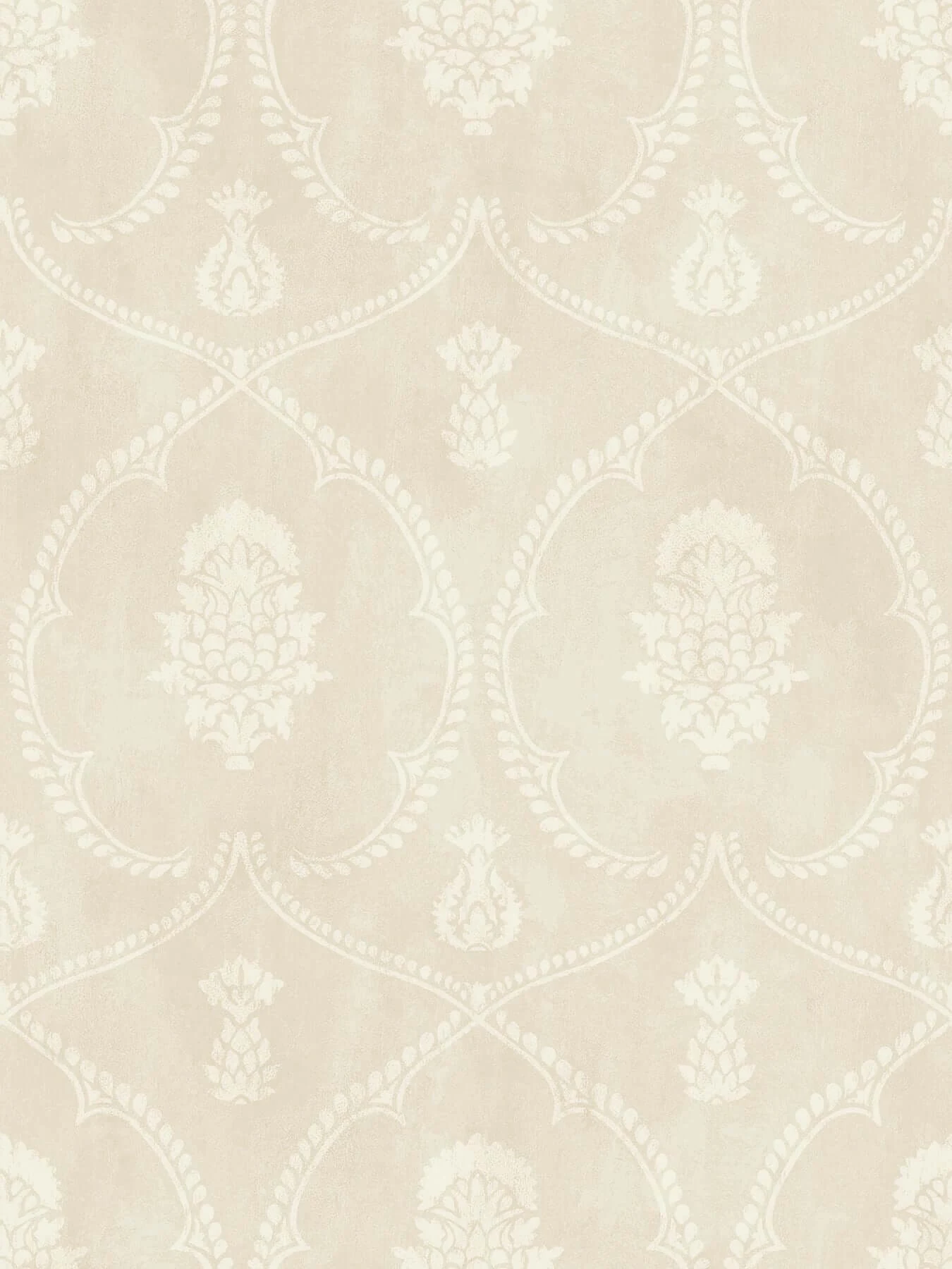 Royal Damask Wallpaper Beige wallpaper by York Wallcoverings