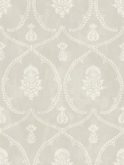Royal Damask Wallpaper Soft Grey wallpaper by York Wallcoverings
