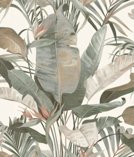 Tropical Cabana Wallpaper White wallpaper by York Wallcoverings