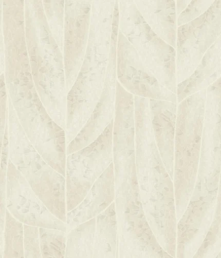 Dicot Spa Leaf Wallpaper Neutral wallpaper by York Wallcoverings