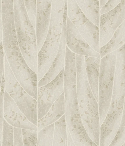 Dicot Spa Leaf Wallpaper Beige wallpaper by York Wallcoverings