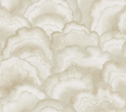 Abalone Fans Wallpaper Sand wallpaper by York Wallcoverings