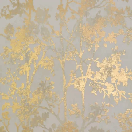 Shimmering Foliage Wallpaper Almondgold wallpaper by York Wallcoverings