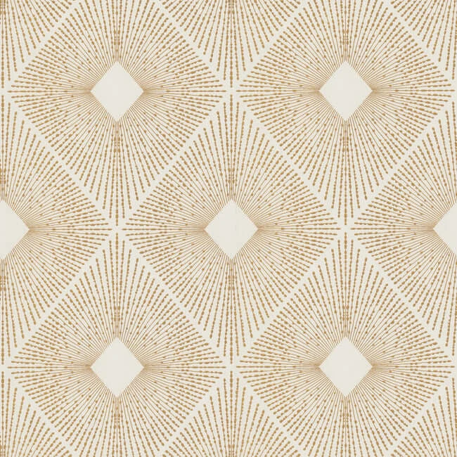 Harlowe Wallpaper Whitegold wallpaper by York Wallcoverings