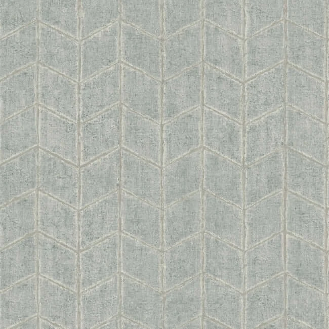 Flatiron Geometric Wallpaper Grayed Sky wallpaper by York Wallcoverings