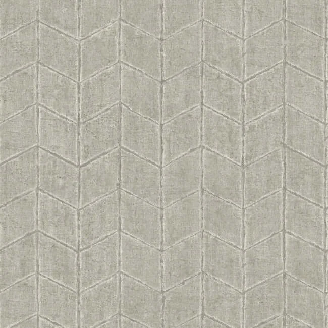 Flatiron Geometric Wallpaper Cement wallpaper by York Wallcoverings