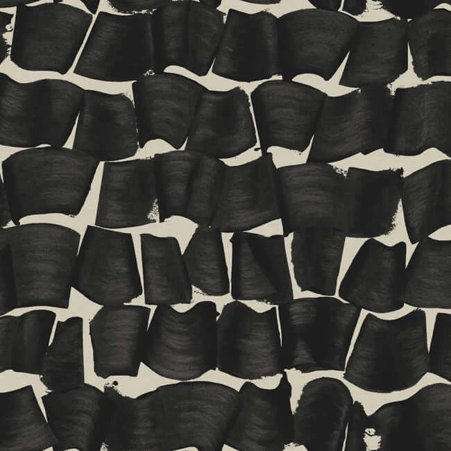 Brushed Ink Wallpaper Black wallpaper by York Wallcoverings