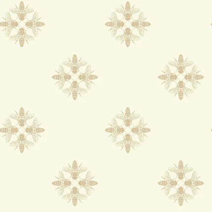 Honey Bee Wallpaper Goldcream wallpaper by York Wallcoverings
