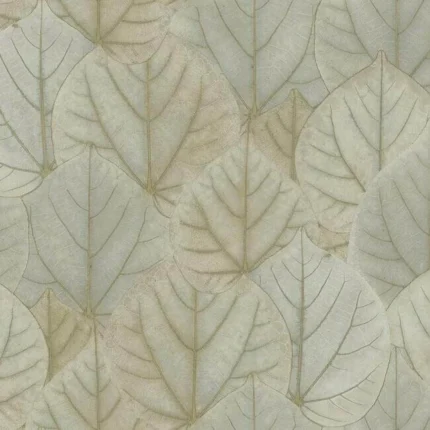 Leaf Concerto Wallpaper Warm Taupe wallpaper by York Wallcoverings