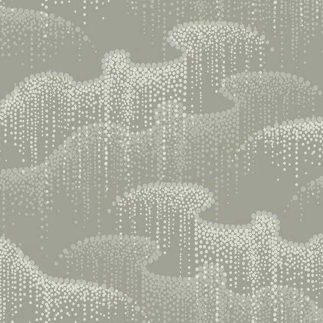 Moonlight Pearls Wallpaper Grey wallpaper by York Wallcoverings