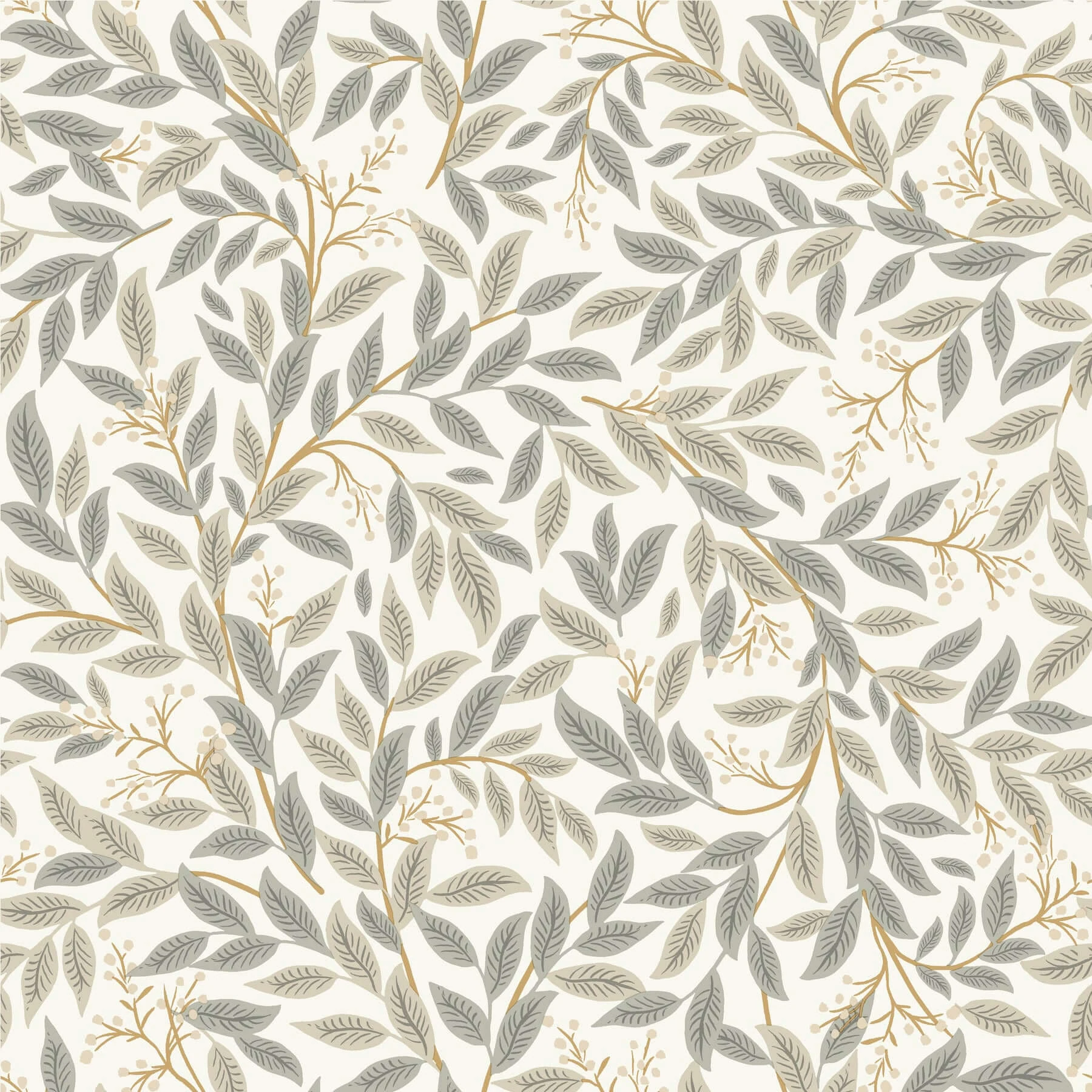 Willowberry Wallpaper Linen White wallpaper by York Wallcoverings