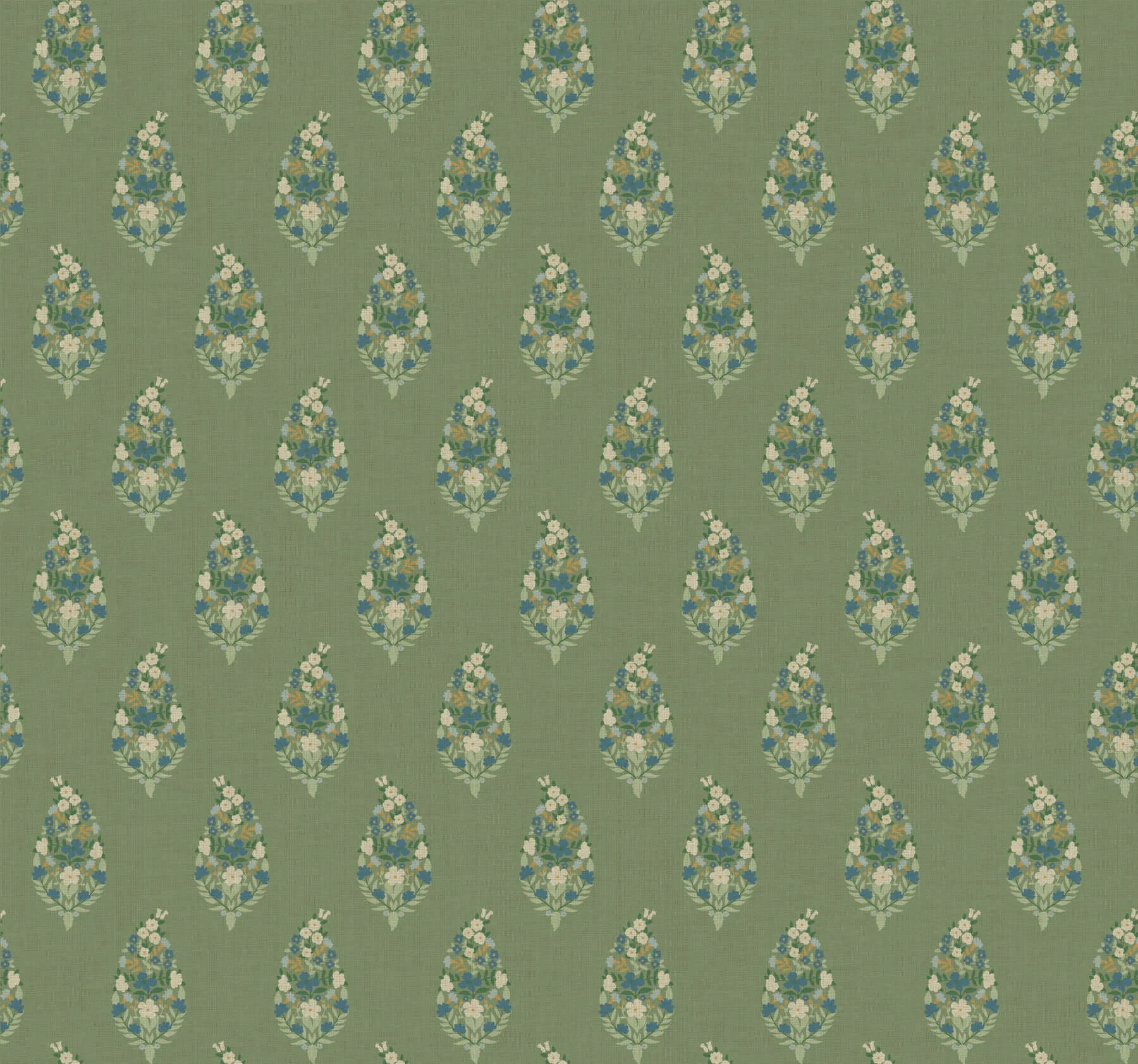 Paisley Wallpaper Green wallpaper by York Wallcoverings