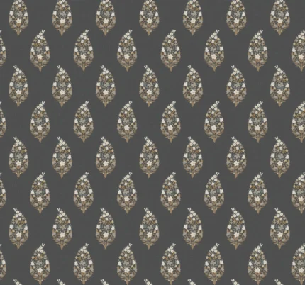Paisley Wallpaper Black wallpaper by York Wallcoverings