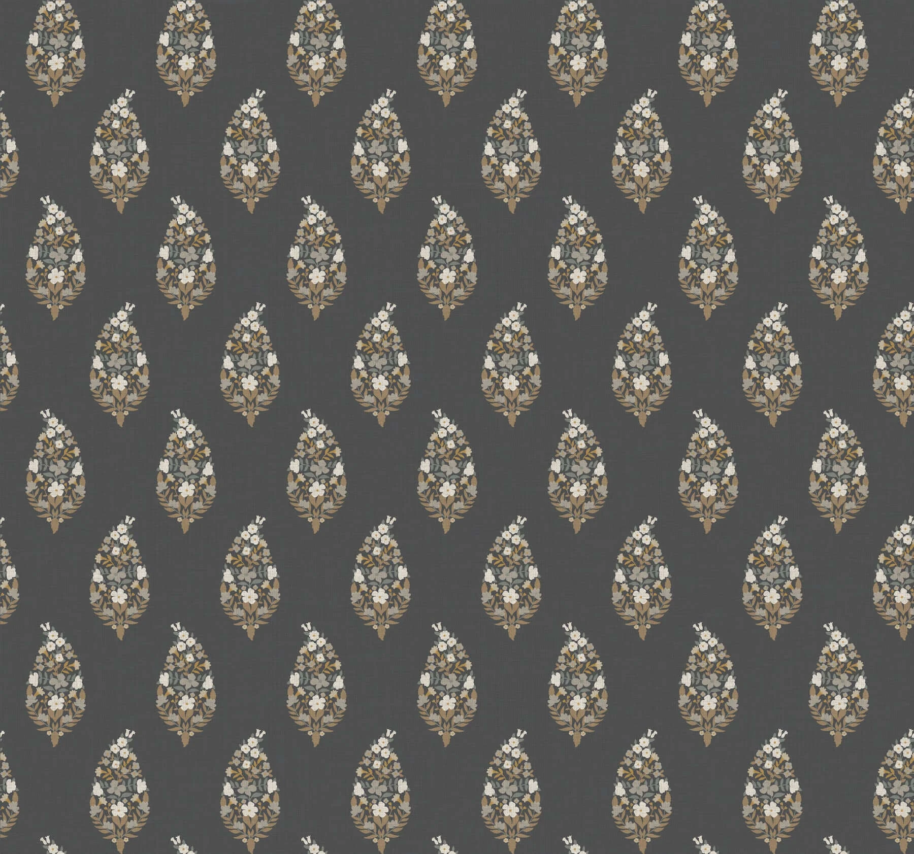 Paisley Wallpaper Black wallpaper by York Wallcoverings