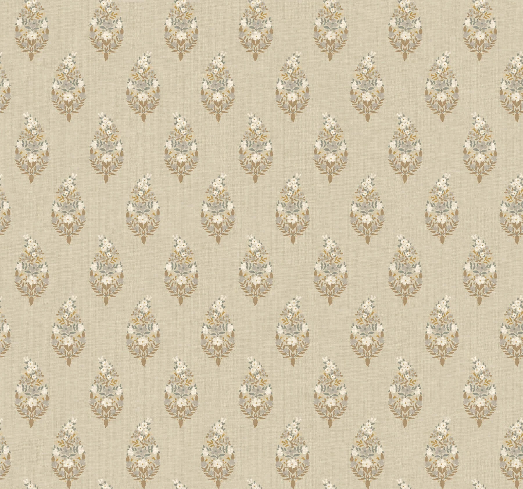 Paisley Wallpaper Linen wallpaper by York Wallcoverings