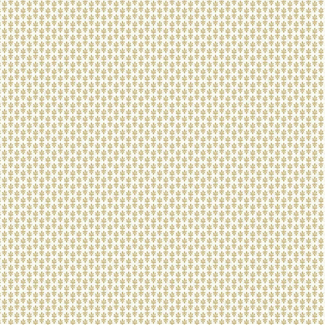 Petal Wallpaper White Metallic Gold wallpaper by York Wallcoverings