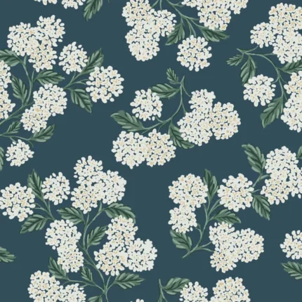 Hydrangea Wallpaper Teal wallpaper by York Wallcoverings