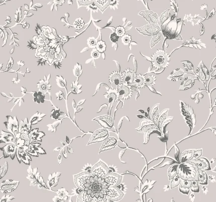 Sutton Wallpaper Grey wallpaper by York Wallcoverings