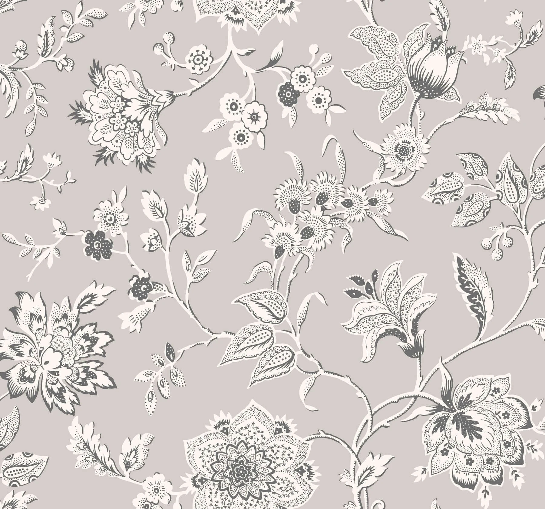 Sutton Wallpaper Grey wallpaper by York Wallcoverings