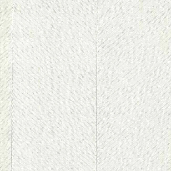 Palm Chevron Wallpaper Whitesilver wallpaper by York Wallcoverings
