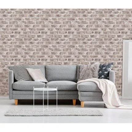 Jomax Grey Warehouse Brick Wallpaper wallpaper by York Wallcoverings